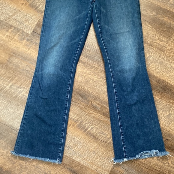 MOTHER THE HUSTLER ANKLE FRAY IN TEAMING UP HIGH WAISTED SLIGHT FLARE LEG SZ 26 - Picture 10 of 16